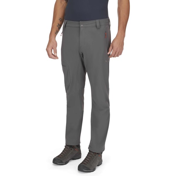 Spodnie trekkingowe męskie Incline Pants Rab - Graphene