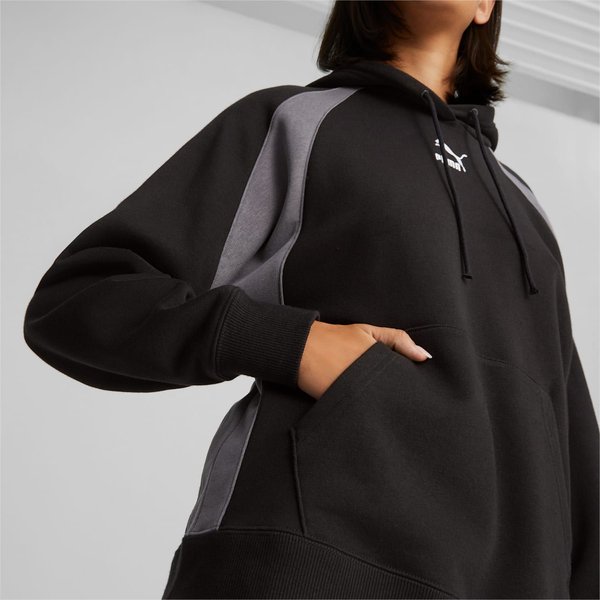 Bluza damska Classics Block Hoodie Puma - czarny