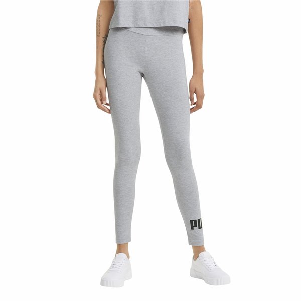 Legginsy damskie Essentials Logo Tights Puma - Light Gray Heather