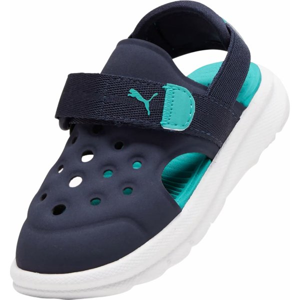Sandały Evolve AC Inf Jr Puma - PUMA Navy-Sparkling Green-PUMA White
