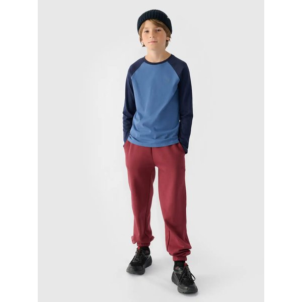 Longsleeve chłopięcy TLONM293 4F - denim