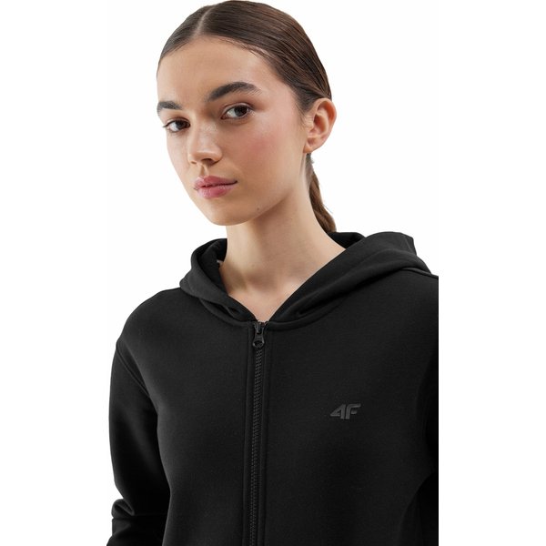 Bluza damska 4FWSS24TSWSF0956 4F - głęboka czerń