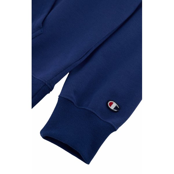 Bluza męska Tonal Script Logo French Terry Hoodie Legacy Champion - granatowa