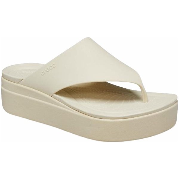 Klapki, japonki Brooklyn Flip Crocs - Bone