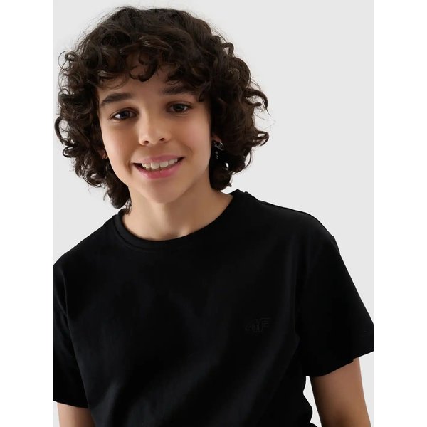 Koszulka chłopięca TTSHM2330 4F - głęboka czerń