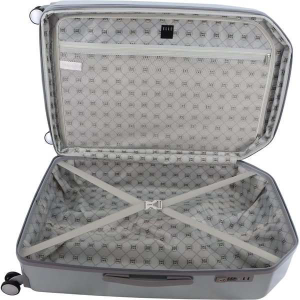 Walizka na kółkach Diamond 93L Elle - srebrna