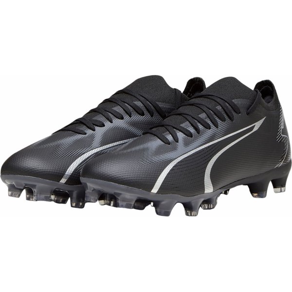 Buty piłkarskie, korki Ultra Match FG/AG Puma - Black-Asphalt