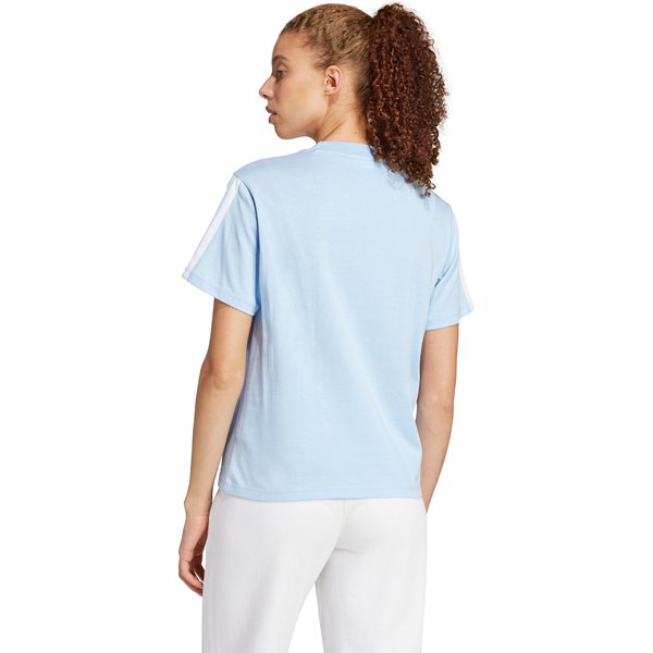 Koszulka damska Essentials 3-Stripes Adidas - blue