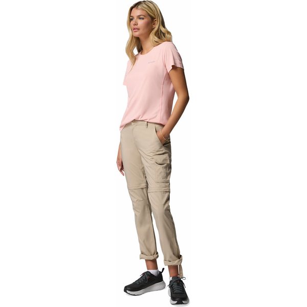 Koszulka damska Zero Rules Light SS Crew Columbia - Pink Sand