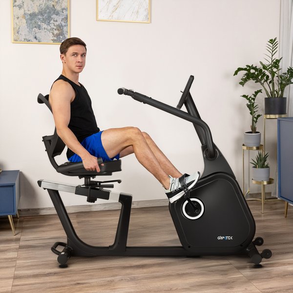 Rower poziomy z obrotowym siedziskiem XBR8000 Gymtek