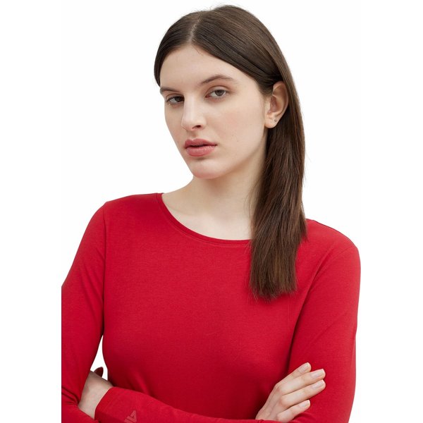 Longsleeve damski 4FSS23TLONF085 4F - czerwony