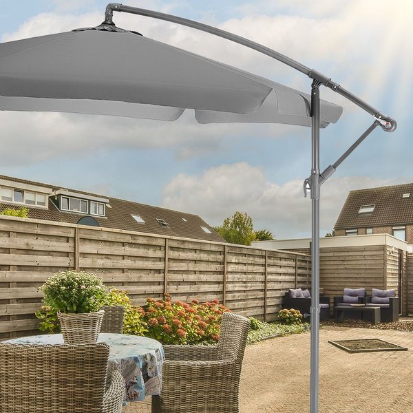 Parasol ogrodowy Classic 300cm Outtec - szary