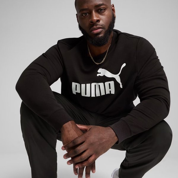 Bluza męska Essentials No.1 Logo Crew Puma - black