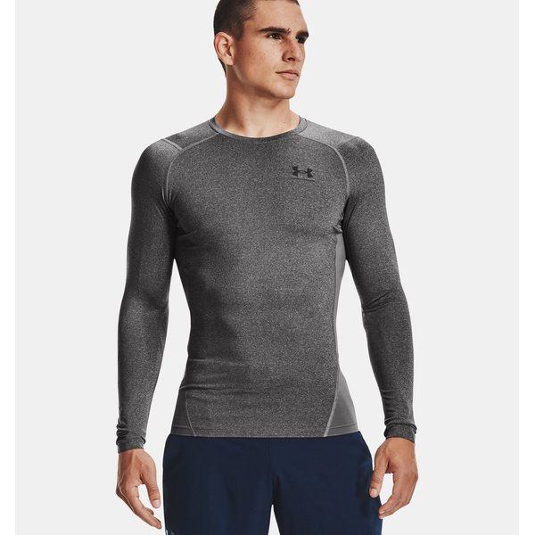 Longsleeve męski HeatGear LS Under Armour - ciemny szary melanż