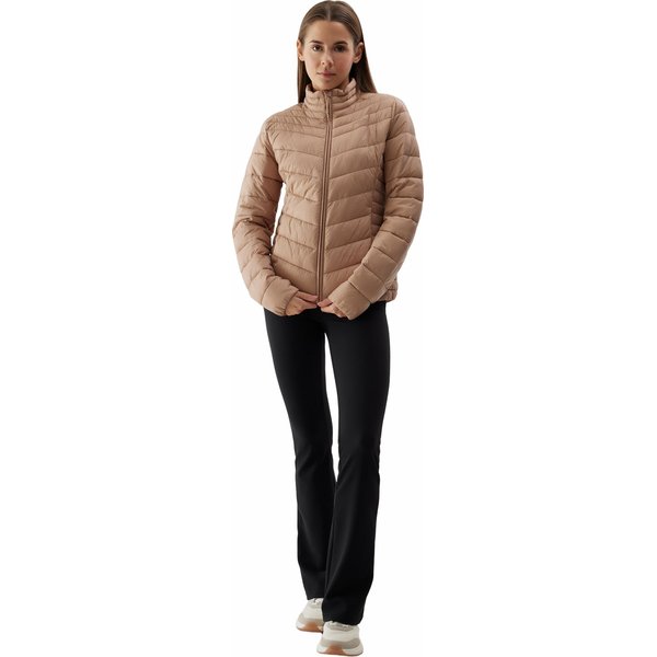 Kurtka puchowa damska 4FWSS24TDJAF350 4F - beż