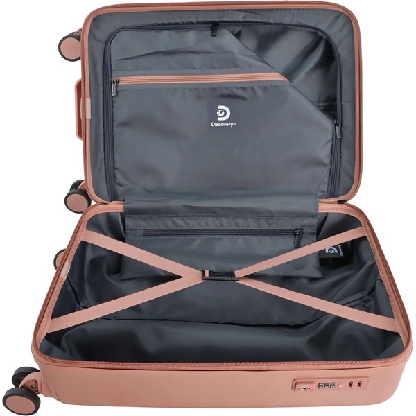 Walizka na kółkach Focus S 33L Discovery - różowa