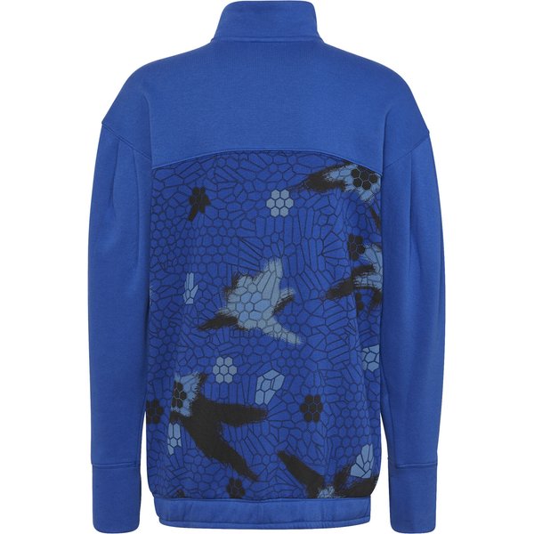 Bluza juniorska Power Fleece Loose Half-Zip Adidas - niebieska