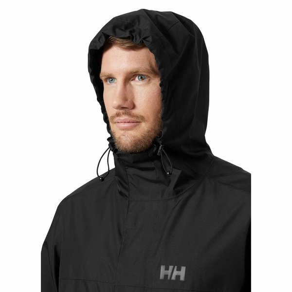 Kurtka męska Vancouver Rain Helly Hansen - czarna