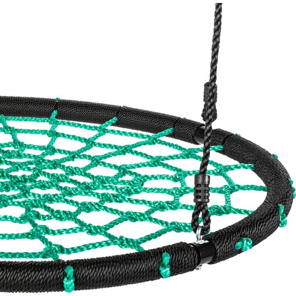 Huśtawka ogrodowa, bocianie gniazdo XXL Net Outtec - black/green