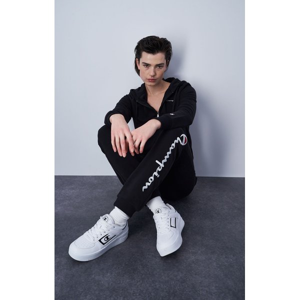 Bluza damska Script Logo Full Zip Hoodie Legacy Champion