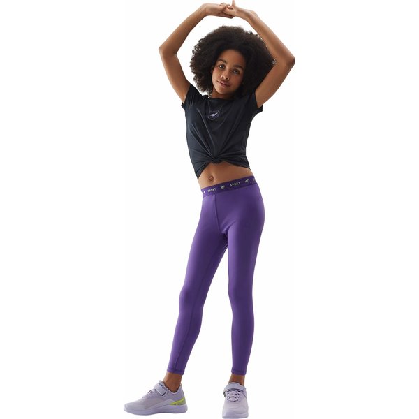 Legginsy dziewczęce 4FJWSS24TFTIF223 4F