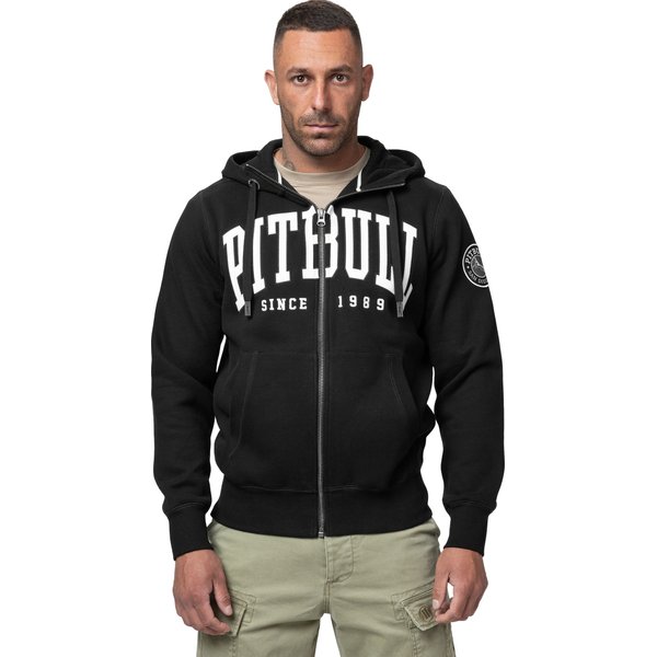 Bluza męska Hooded Zip Norton Pitbull West Coast - black
