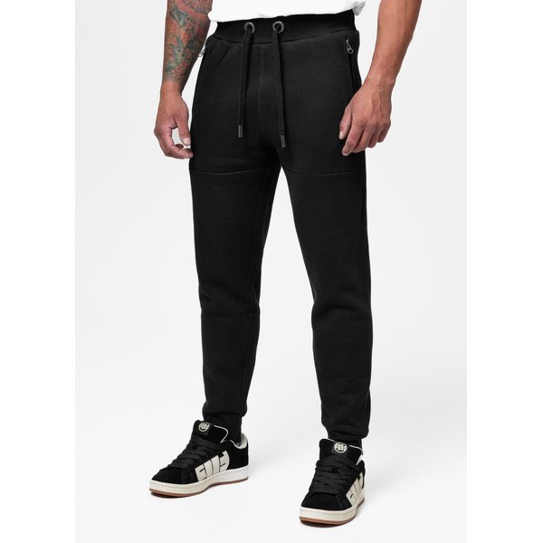 Spodnie dresowe męskie Small Logo Hd Track Pants Pitbull West Coast - black