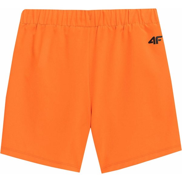 Spodenki chłopięce 4FJSS23TFSHM151 4F - pomarańczowe