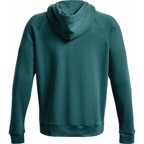 Bluza męska Rival Fleece Big Logo Hoodie Under Armour - Coastal Teal / Onyx White