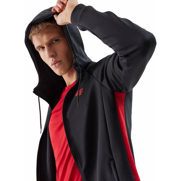 Bluza męska 4FWSS24TFSWM393 4F - głęboka czerń