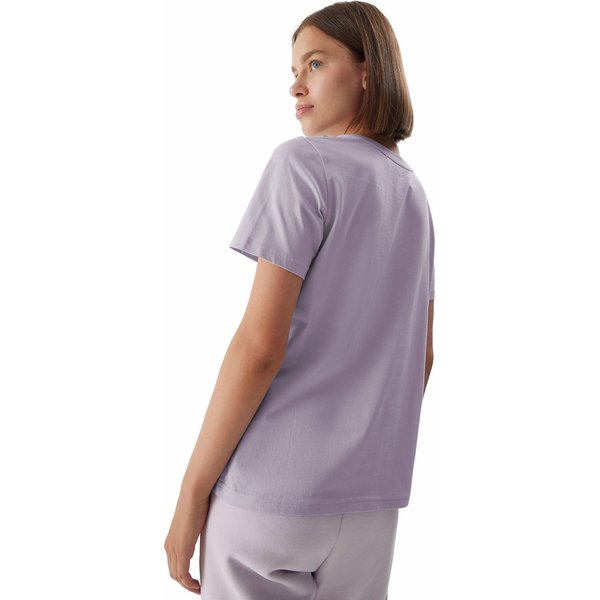 Koszulka damska 4FAW23TTSHF0902 4F - jasny fiolet