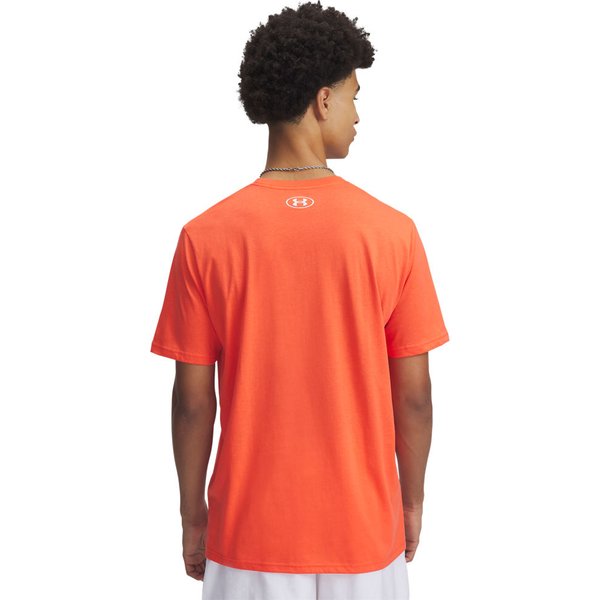 Koszulka męska Sportstyle Logo Update SS Under Armour - pomarańczowa