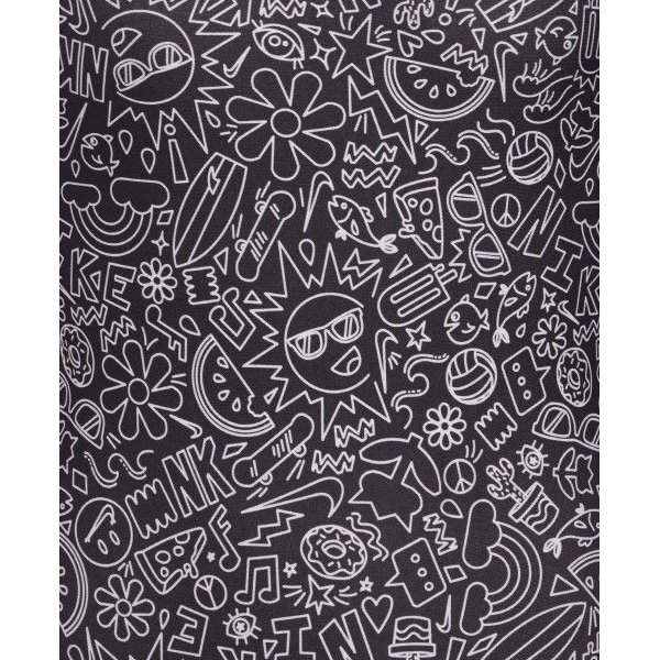 Strój kąpielowy damski Fastback One Piece Nike Swim - czarny/wzory