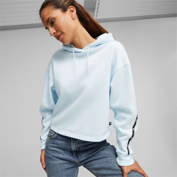 Bluza damska ESS Tape Hoodie FL Puma - niebieska