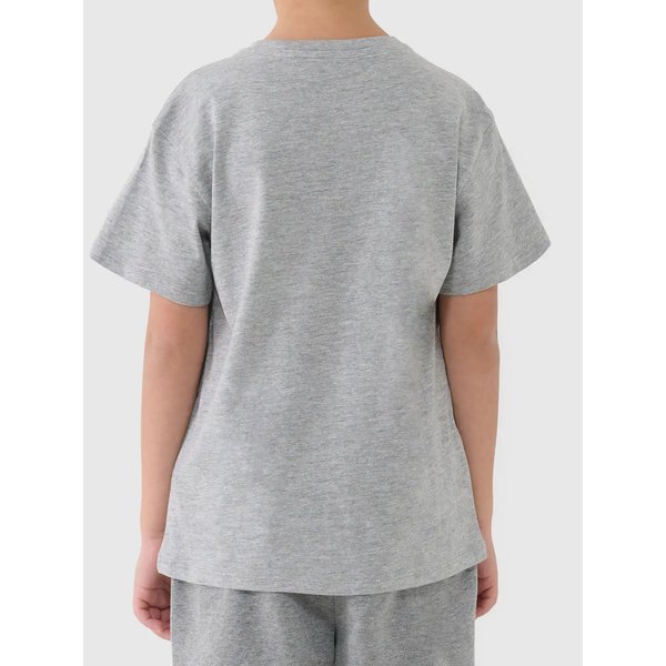 Koszulka chłopięca TTSHM2330 4F - szary melanż