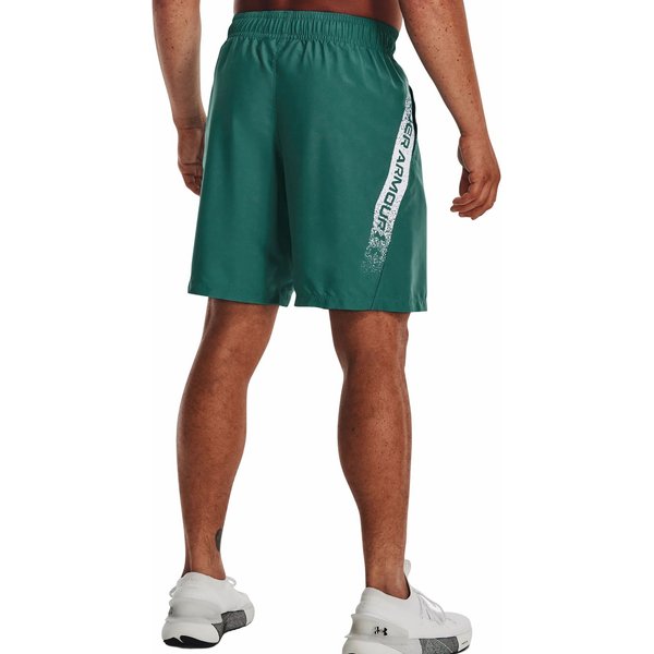 Spodenki męskie Woven Graphic Design Under Armour - Coastal Teal / White