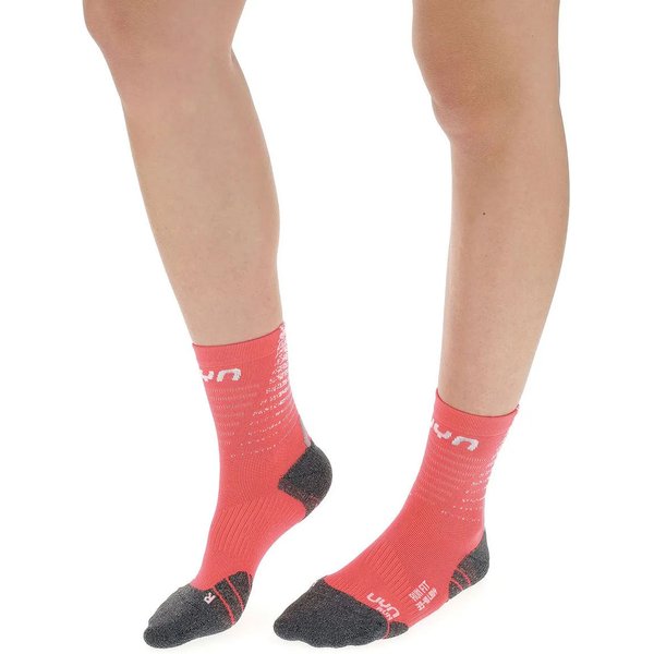 Skarpety Lady Run Fit UYN - Coral Fluo/White