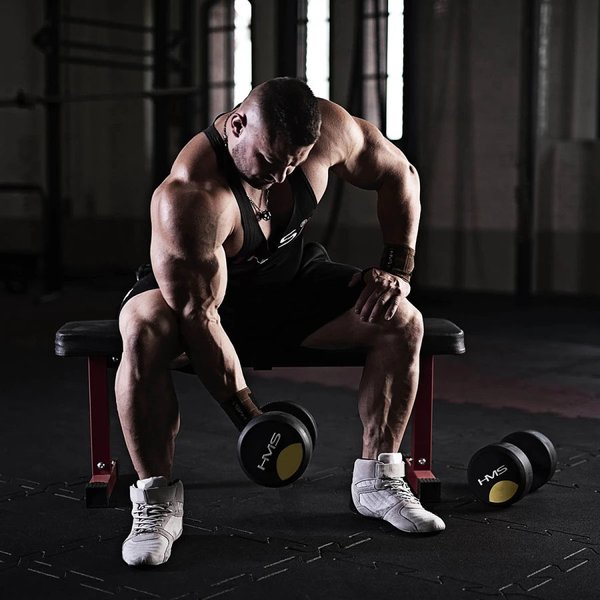 Hantla gumowana HG Pro 47,5kg HMS