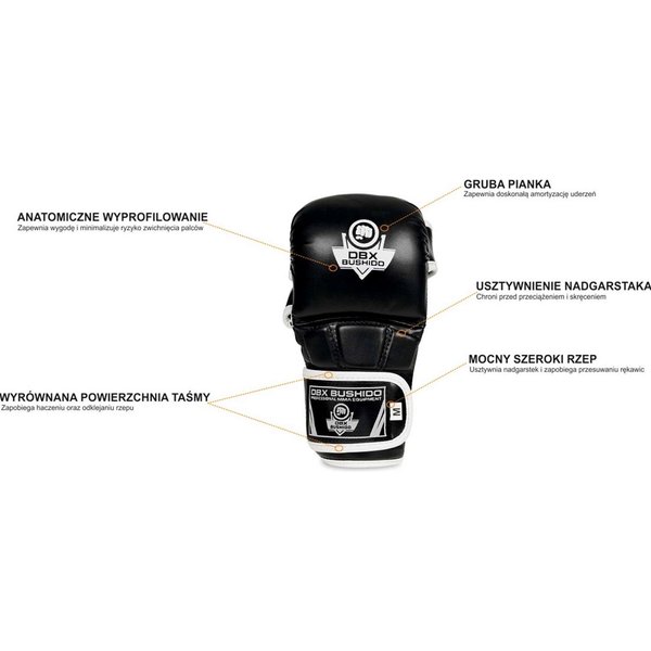 Rękawice bokserskie MMA Master Bushido