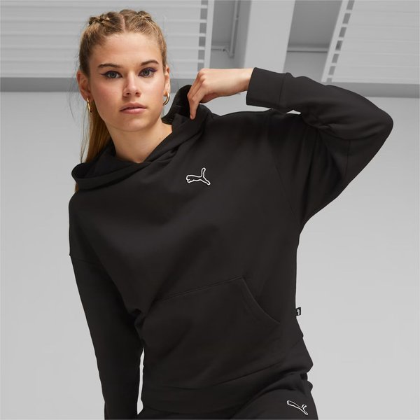 Bluza damska Better Essentials Hoodie TR Puma - czarna