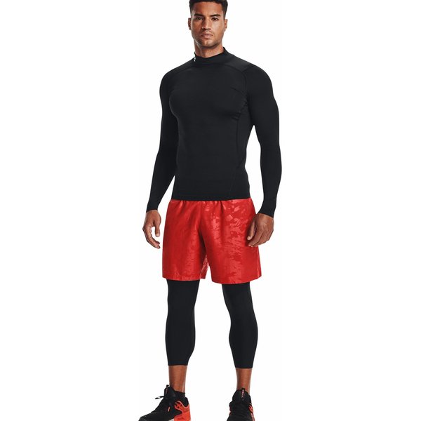 Longsleeve męski HeatGear Armour Comp Mock Under Armour - czarny