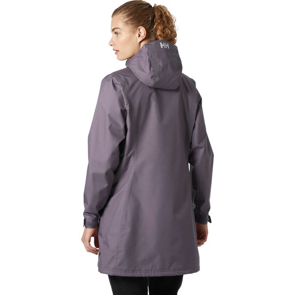Płaszcz damski Long Belfast Jacket Helly Hansen - smoked purple