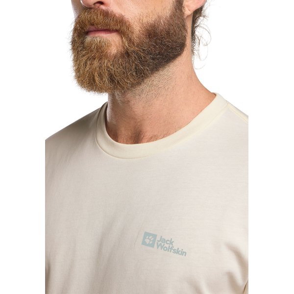 Koszulka męska Essential Jack Wolfskin - cotton white