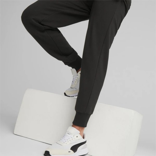 Spodnie dresowe męskie Essentials+ Two-Tone Logo Puma - czarne/białe