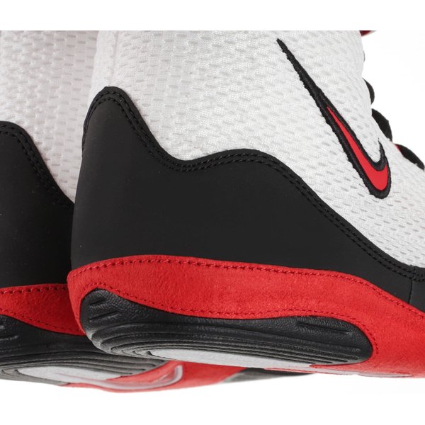 Buty zapaśnicze Inflict 3 Nike - białe/czarne/czerwone
