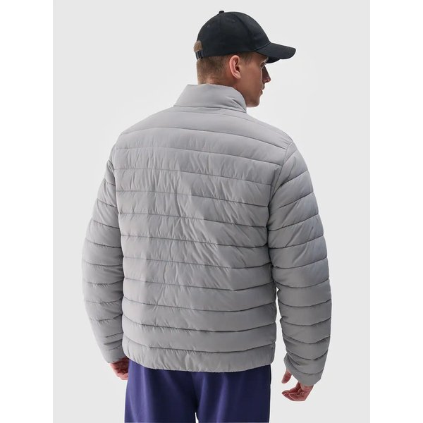 Kurtka puchowa męska TDJAM483 4F - szary