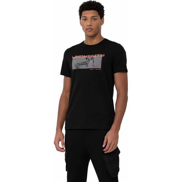 Koszulka męska 4FAW23TTSHM0863 4F - głęboka czerń