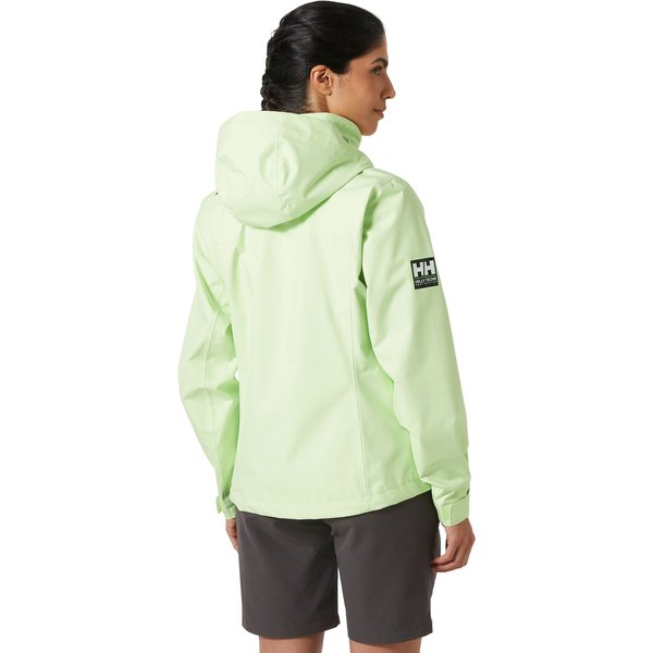 Kurtka damska Crew Hooded Sailing Jacket 2.0 Helly Hansen - washed lime