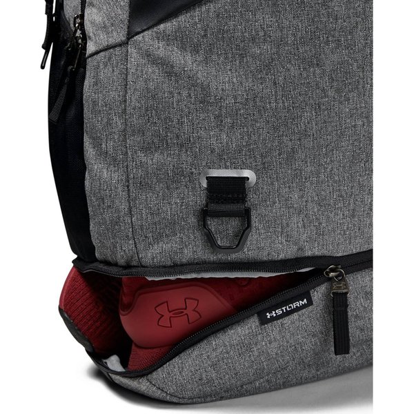 Plecak Hustle 4.0 Under Armour - grey heather/black