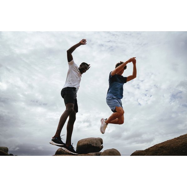 Koszulka męska Ice Lake II Technical Columbia - Dark Stone/Peak Direction